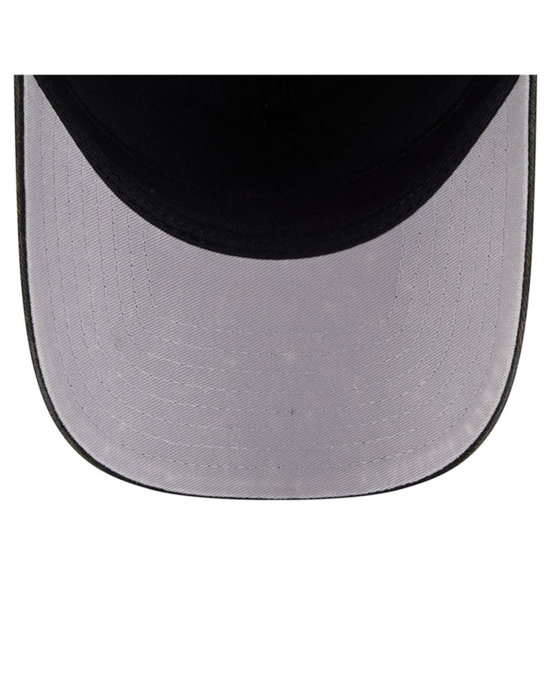 Men's Gray/Black Detroit Red Wings Storm A-Frame 9FORTY Adjustable Hat