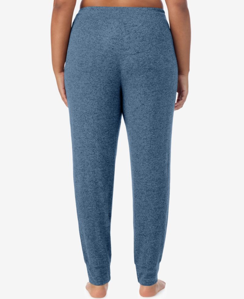 Plus Size SoftKnit Jogger Sweater-Knit Drawcord Waistband Pants