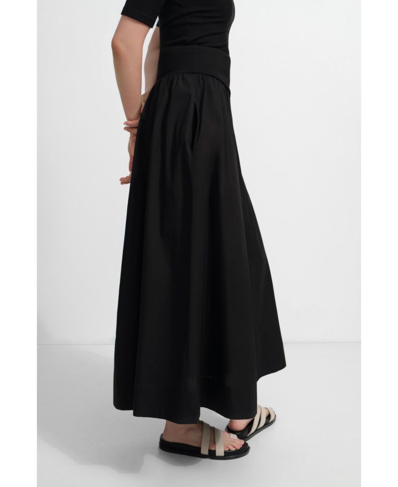 Women's Throop Flowy Cotton Maxi Skirt with Pockets
