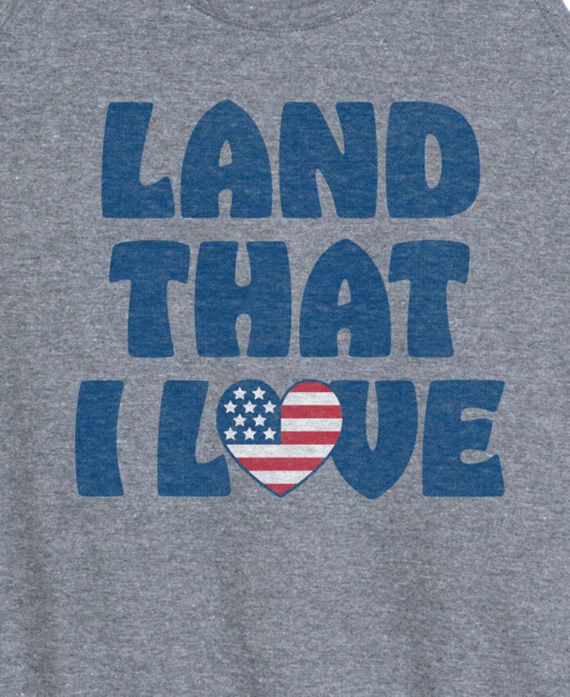 Plus Size Instant Message Land that Love Racerback Graphic Tank Top