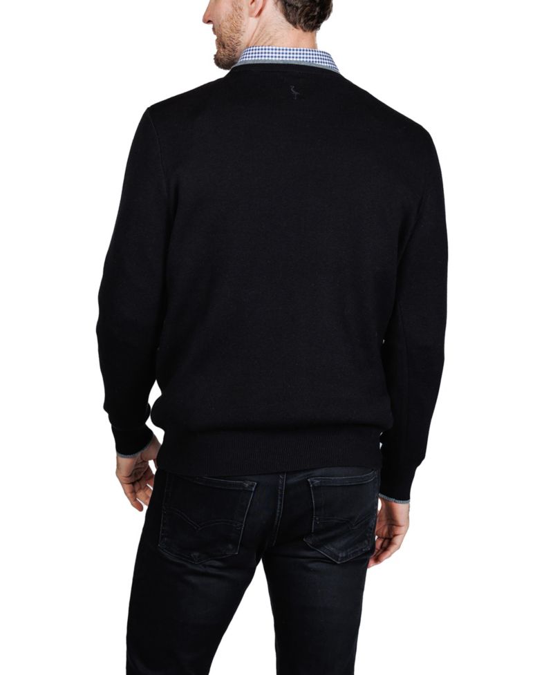 Men's Fine Knit Crew Neck Sweater