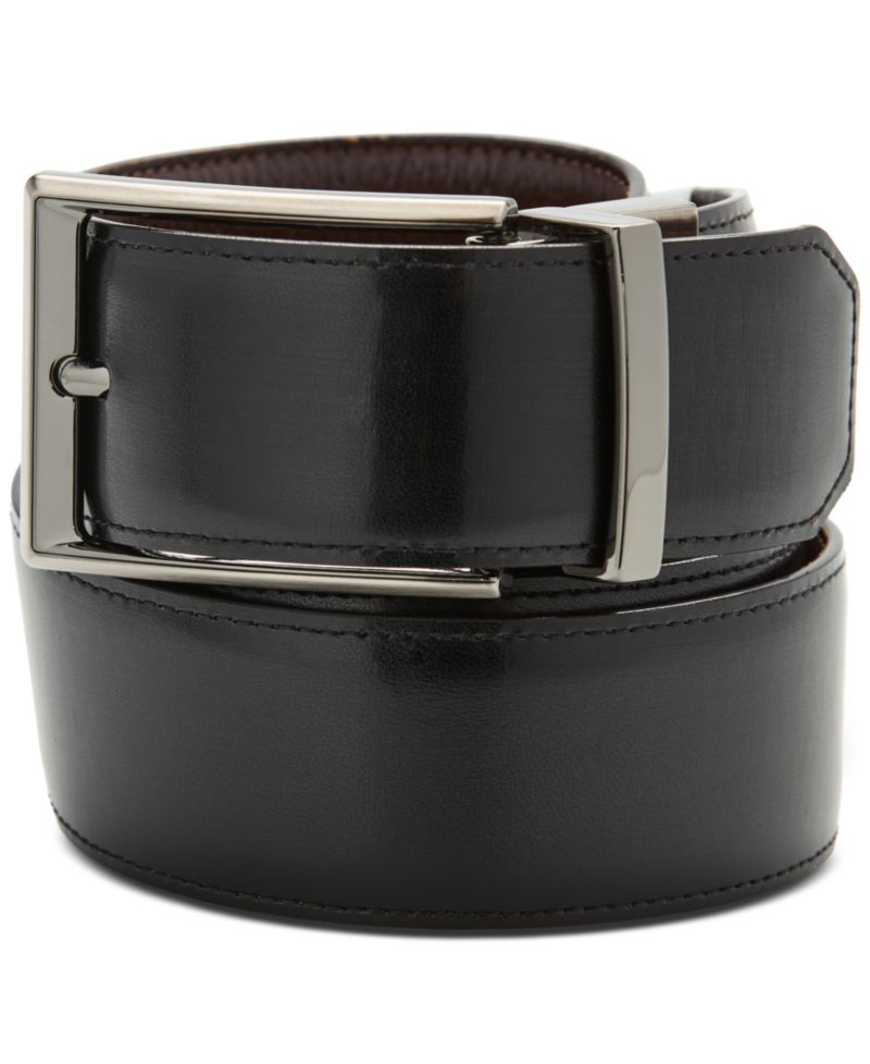 Men's Leather Double-Stitch Belt