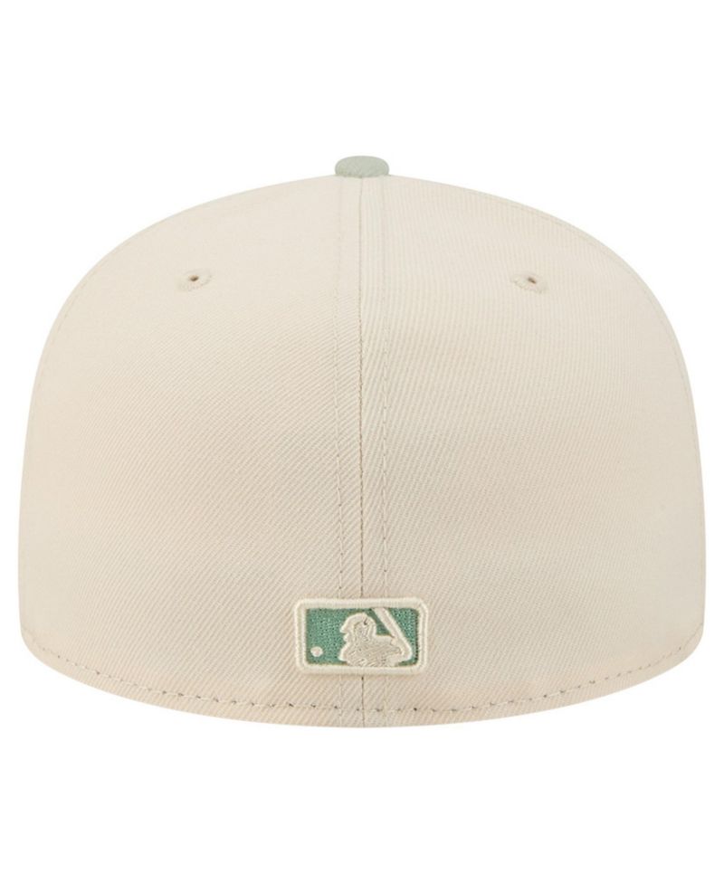 Men's Cream/Green Seattle Mariners Color Pack 59FIFTY Fitted Hat