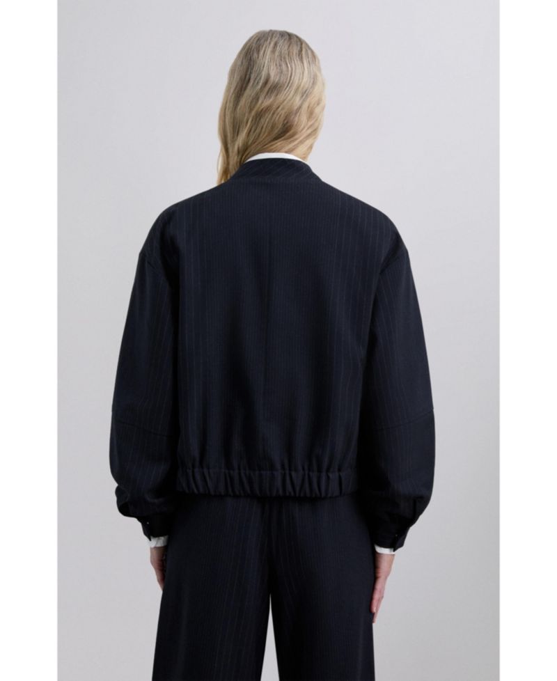 Women's Belt pocket bomber Jacket
