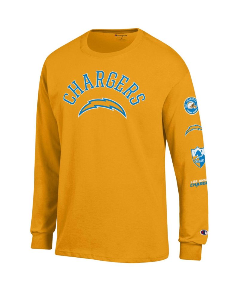 Men's Los Angeles Chargers Seal Long-Sleeve Cotton T-Shirt