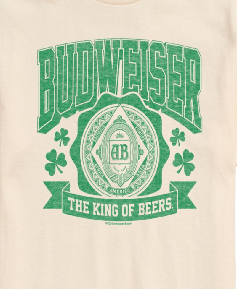 Men's Budweiser Medallion St. Paddy's Short-Sleeve Graphic T-Shirt