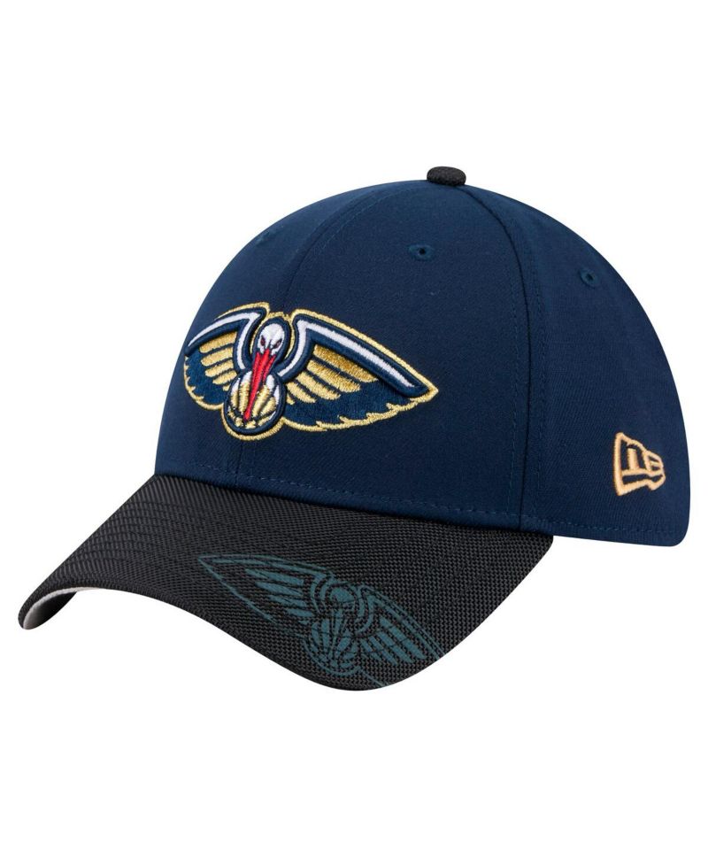 Men's Navy New Orleans Pelicans Sport Night 39THIRTY Flex Hat