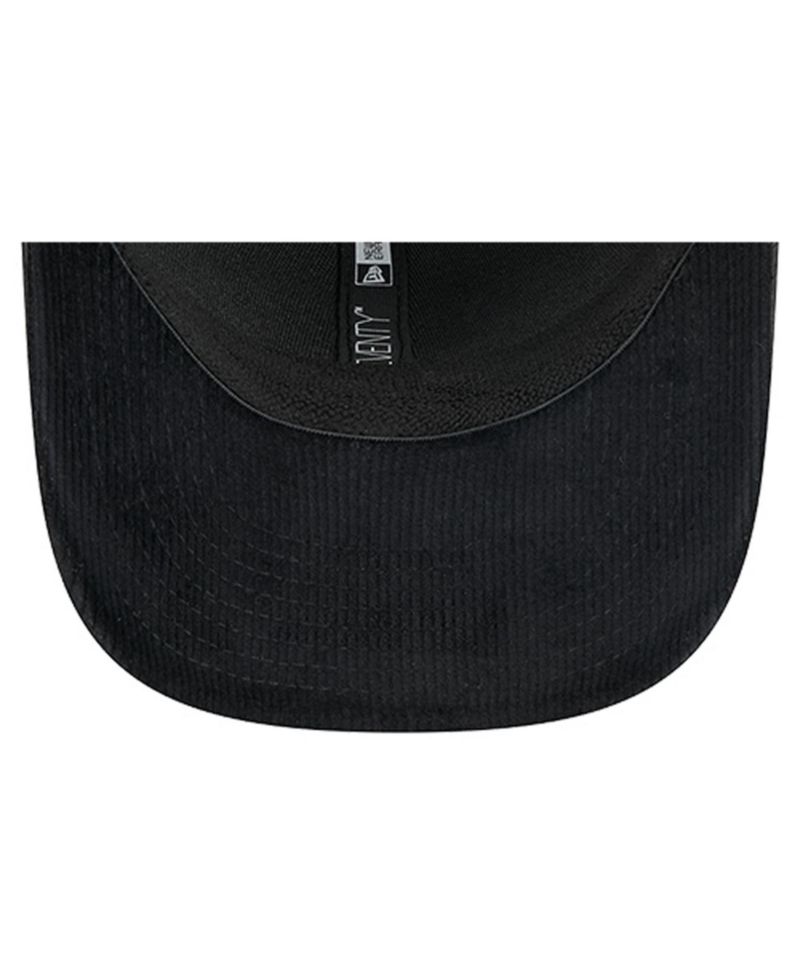 Men's Black New York Rangers Quilted Nylon 9SEVENTY Adjustable Trucker Hat