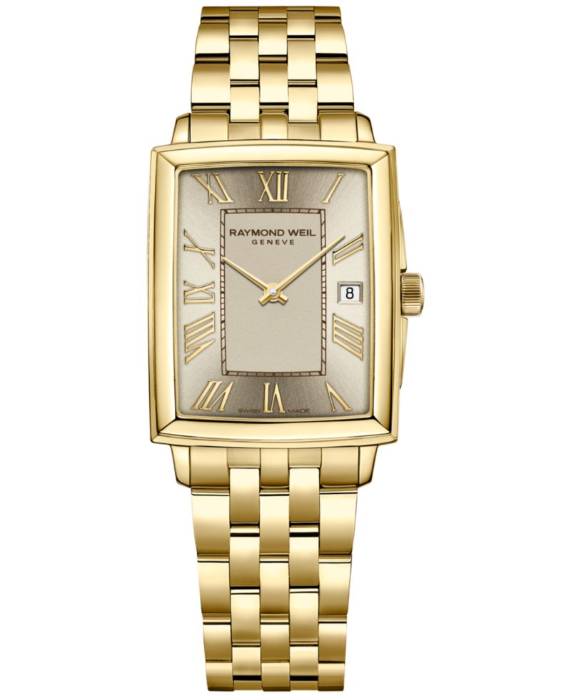 Women's Swiss Toccata Gold PVD Stainless Steel Bracelet Watch 22.6x28.1mm