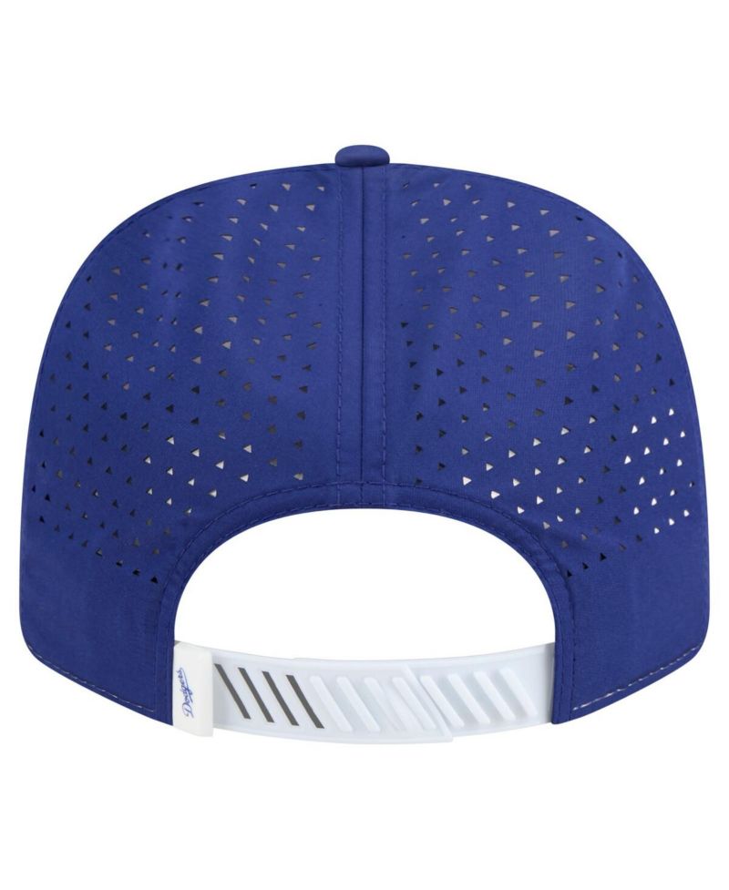 Men's White/Royal Los Angeles Dodgers Established Patch 9SEVENTY Adjustable Hat