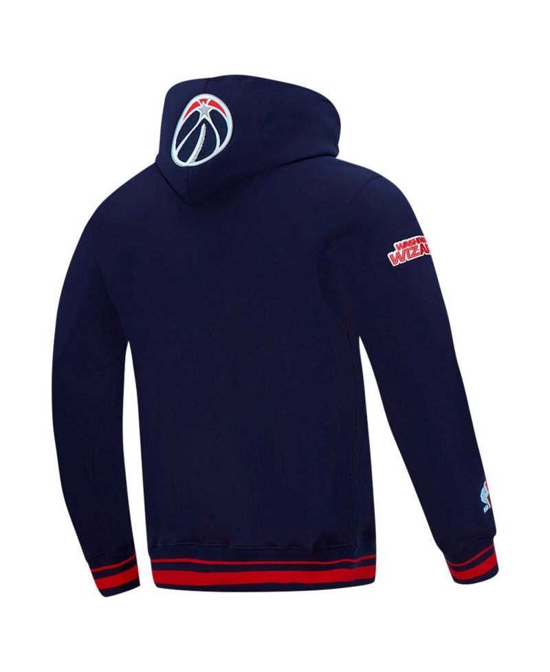 Men's Navy Washington Wizards Area Code Pullover Hoodie