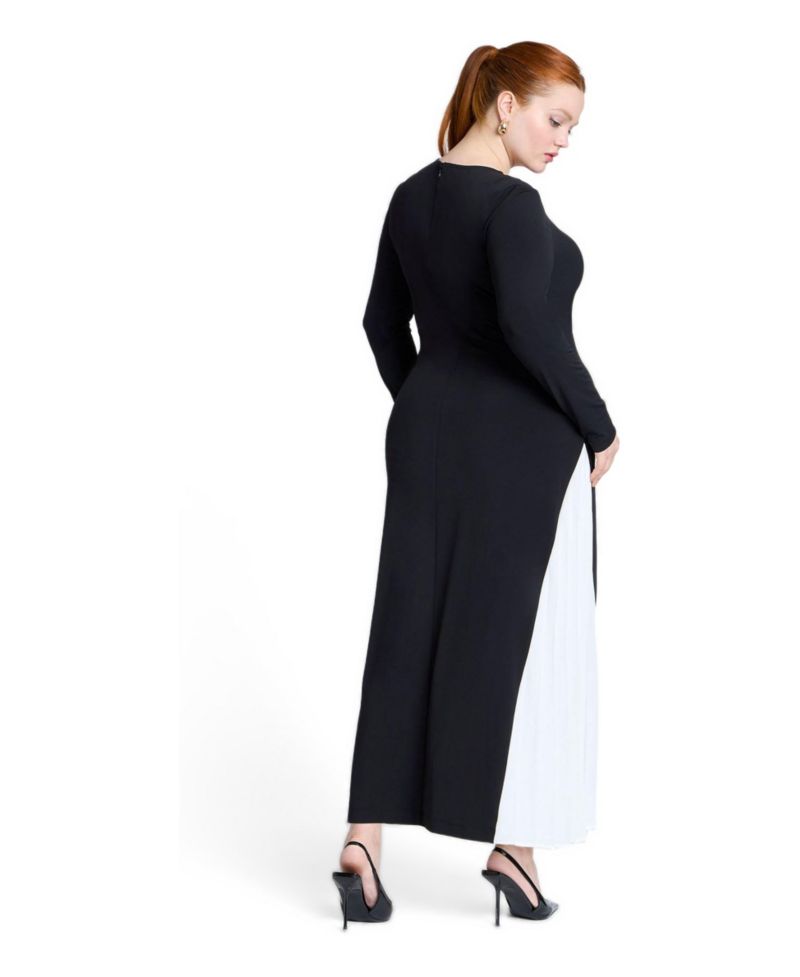 Women's Maxi Dress With Pleat