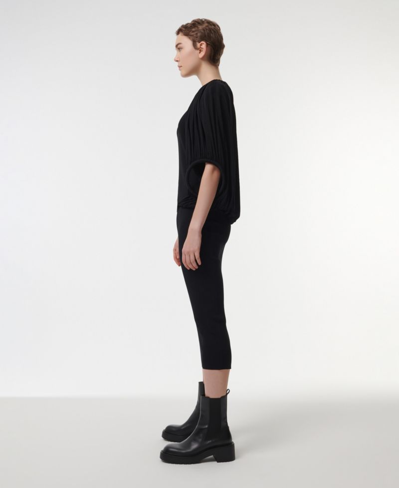 Women's Double-Hoop Knitted Top