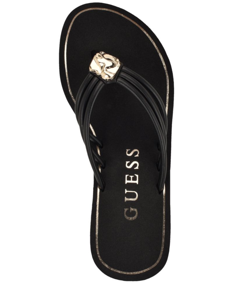 Women's Sabrie Ornamented Platform Thong Wedge Sandal