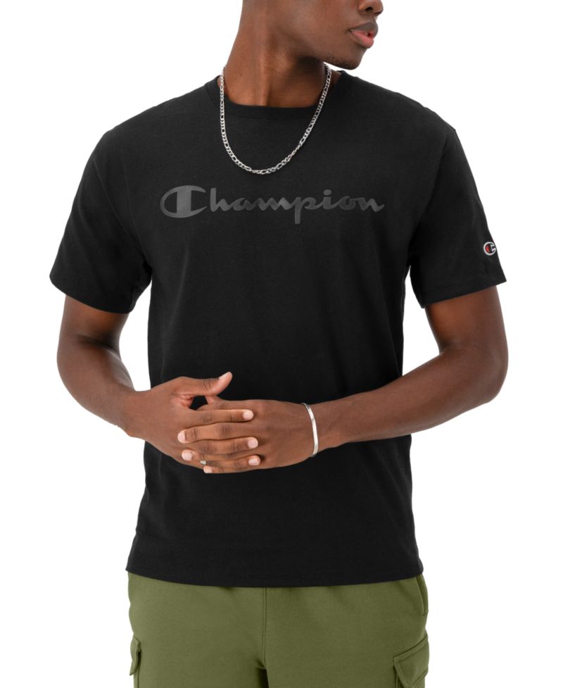 Men's Classic Graphic Tonal Script Logo T-Shirt