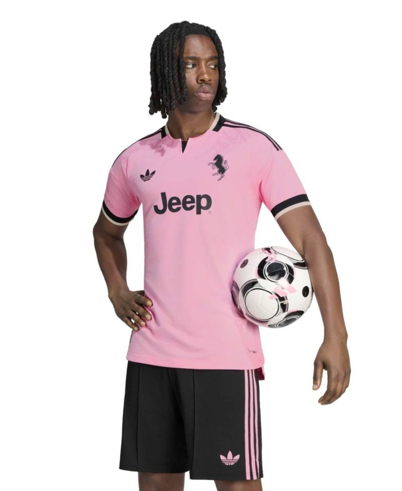 Men's Pink Juventus 2026/27 Away On-Field Authentic Jersey