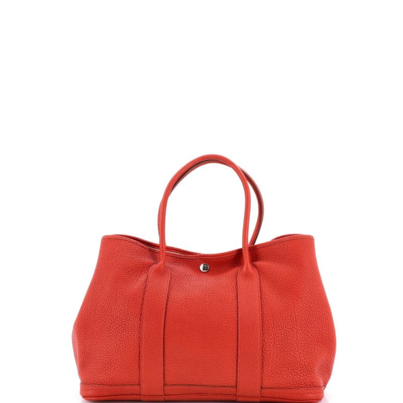 36 Garden Party Tote Leather