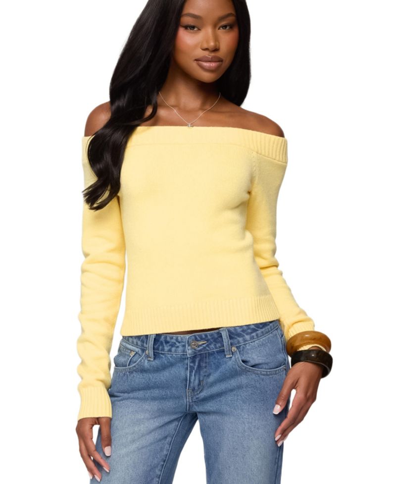 Women's Elona Off Shoulder Knit Top