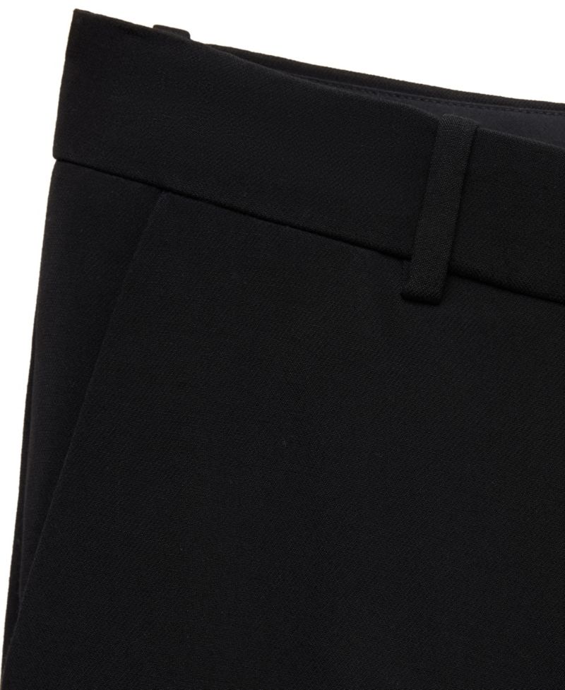 Women's Selection Straight Mid-Rise Viscose Trousers