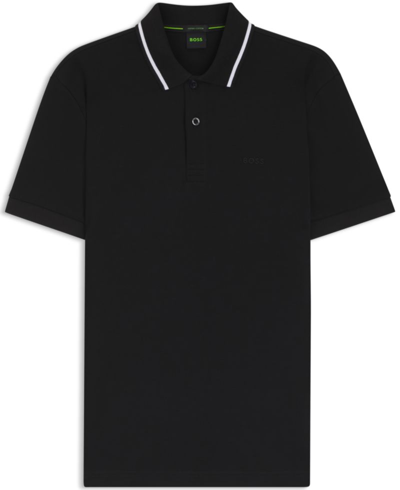 Men's Interlock Cotton Paddy Slim-Fit Polo Shirt
