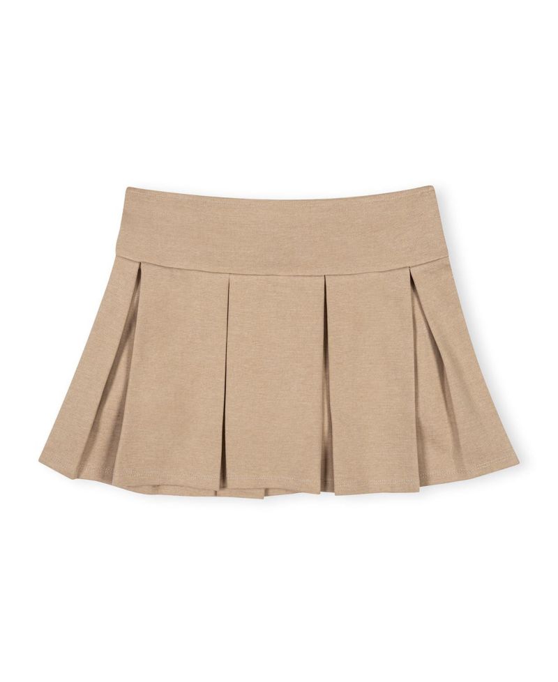 Girls' 4-16 Pleated Ponte Skirt