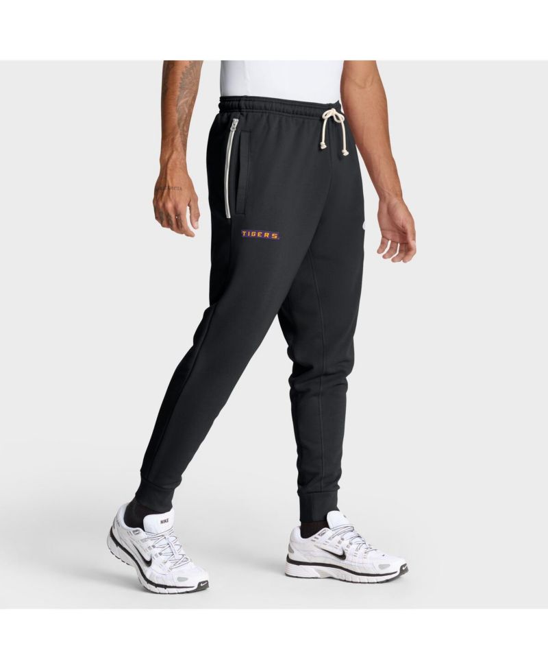 Men's Black LSU Tigers 2025 Sideline Standard Issue Dri-FIT Taper Pants