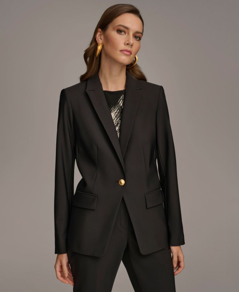 Petite Single Breasted Blazer