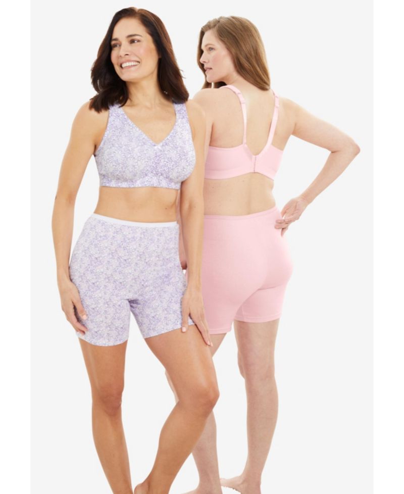 Women's 2-Pack Cotton Full Coverage Bra