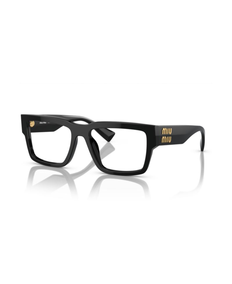 Woman Rectangle Plastic MU 02XV Eyeglasses