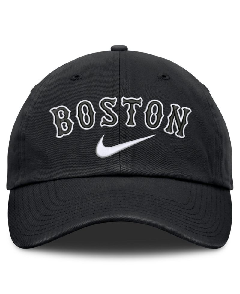 Men's Black Boston Red Sox Primetime Club Adjustable Hat