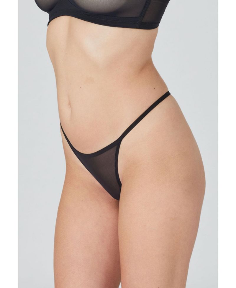 Plus Size the String Thong - Mesh
