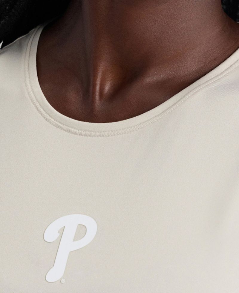 Women's Beige Philadelphia Phillies Clutch Tank Top