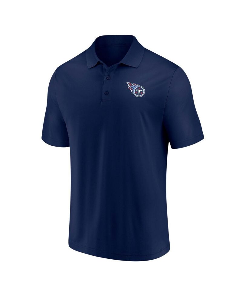 Men's Navy Tennessee Titans Component Polo Shirt