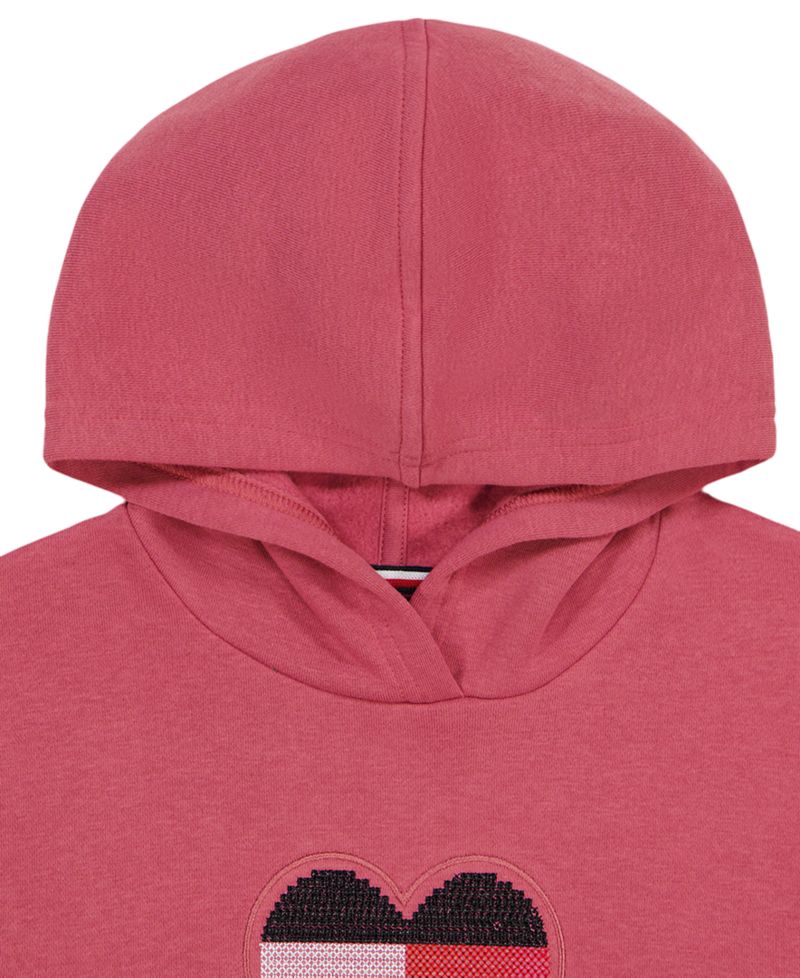 Girls' 7-16 Fleece Popover Long-Sleeve Hoodie