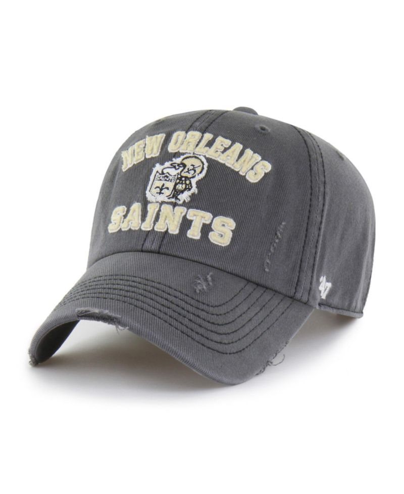 Men's Charcoal New Orleans Saints Seymoore Clean Up Adjustable Hat