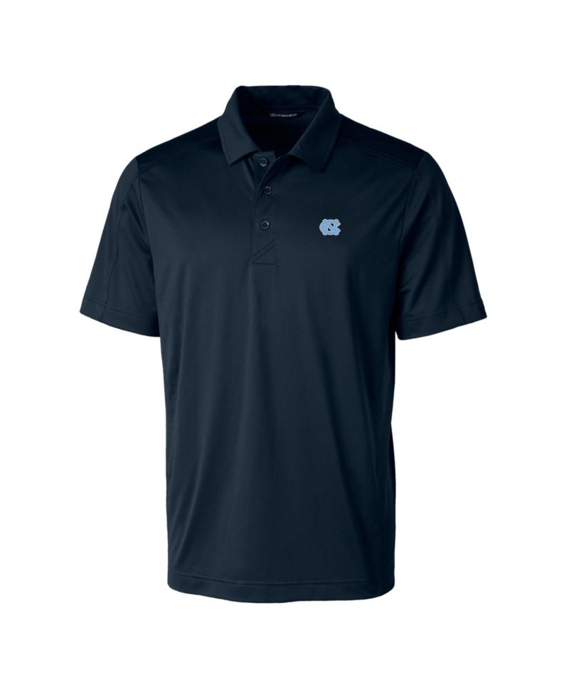 Cutter Buck Men's Navy North Carolina Tar Heels Prospect Eco Textured Stretch Polo Shirt
