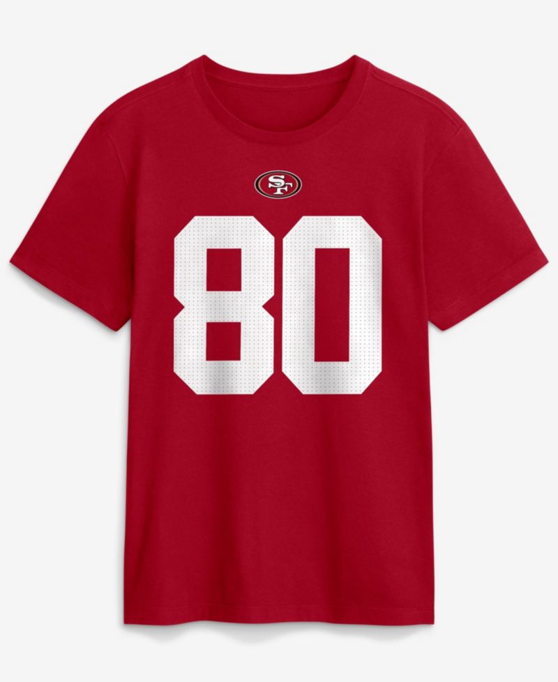 Men's Jerry Rice Retired Name & Number Crew Neck T-Shirt