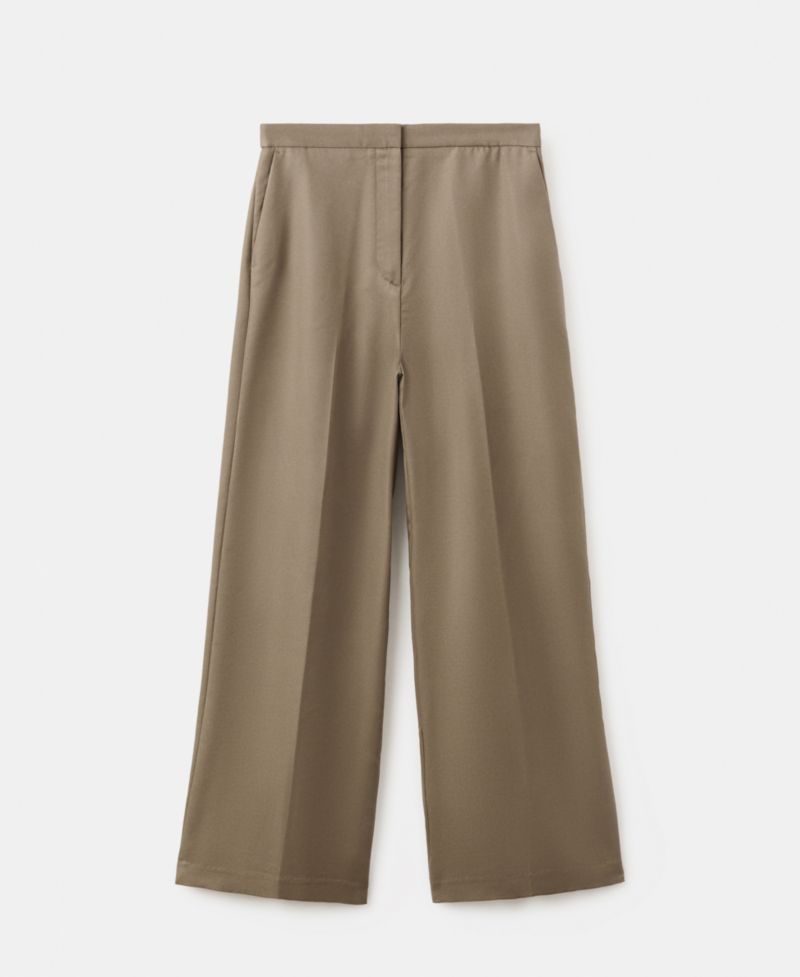 Women's High-Waisted Lyocell Pants
