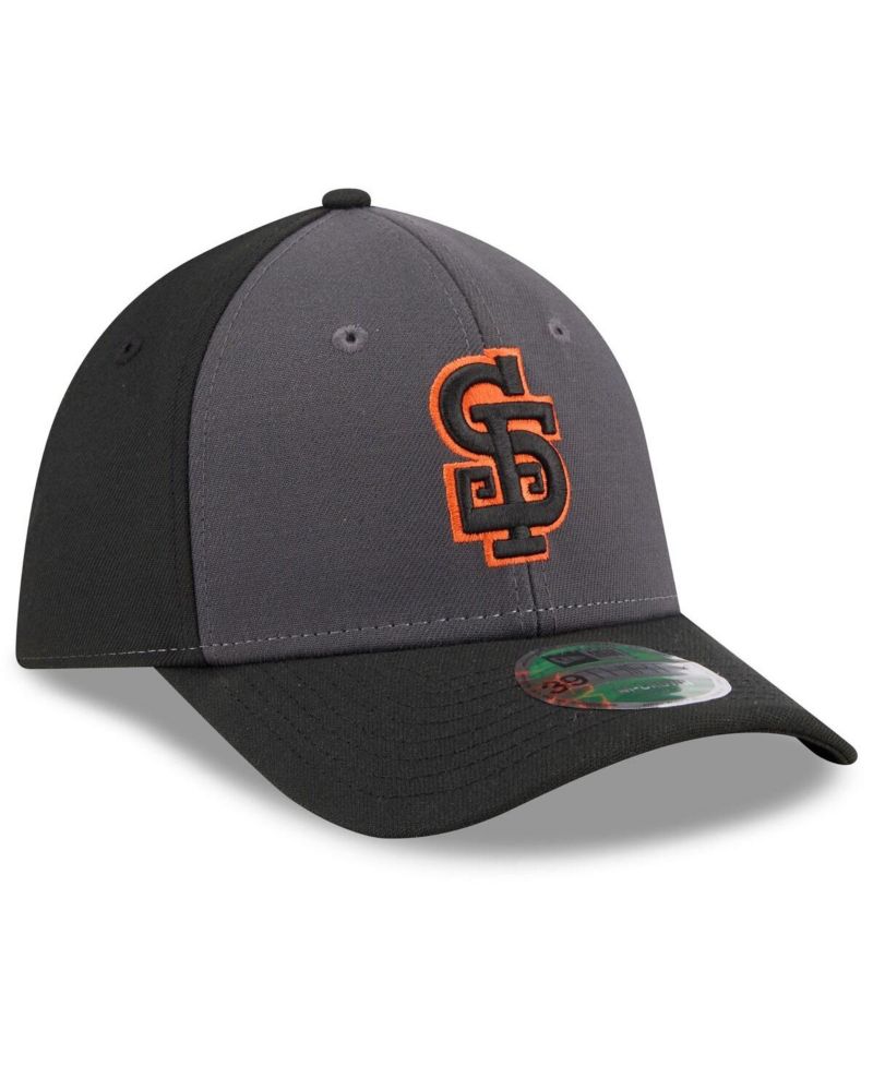 Men's Gray/Black San Francisco Giants Player Replica Alternate 39THIRTY Flex Hat