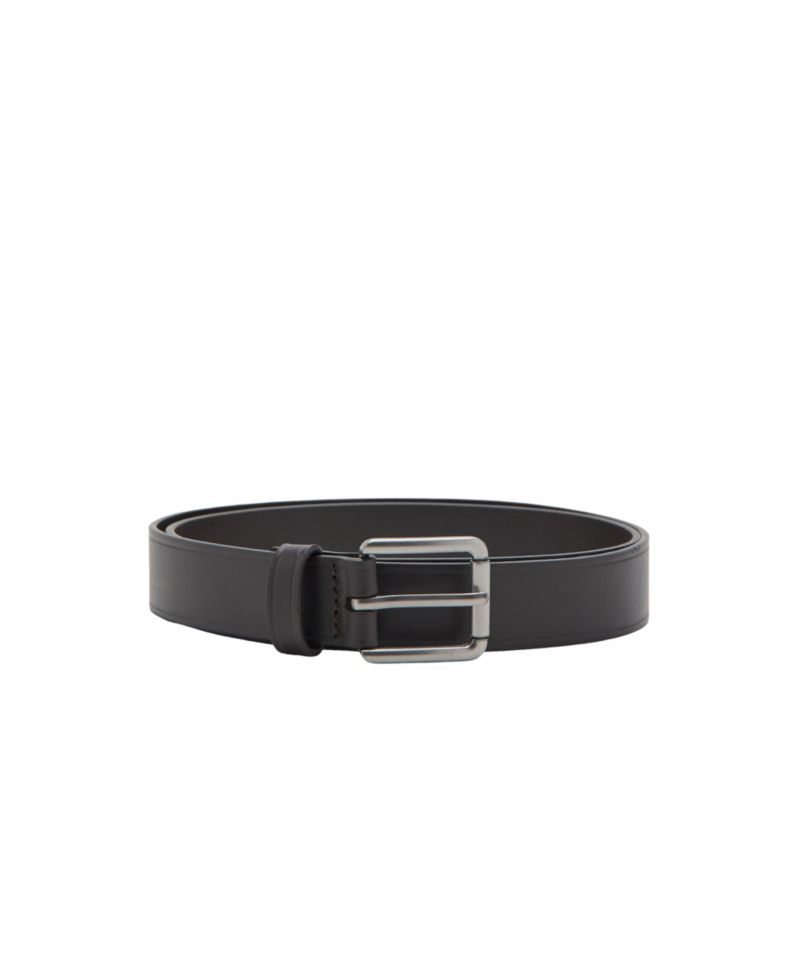Men's Square Buckle Leather Belt