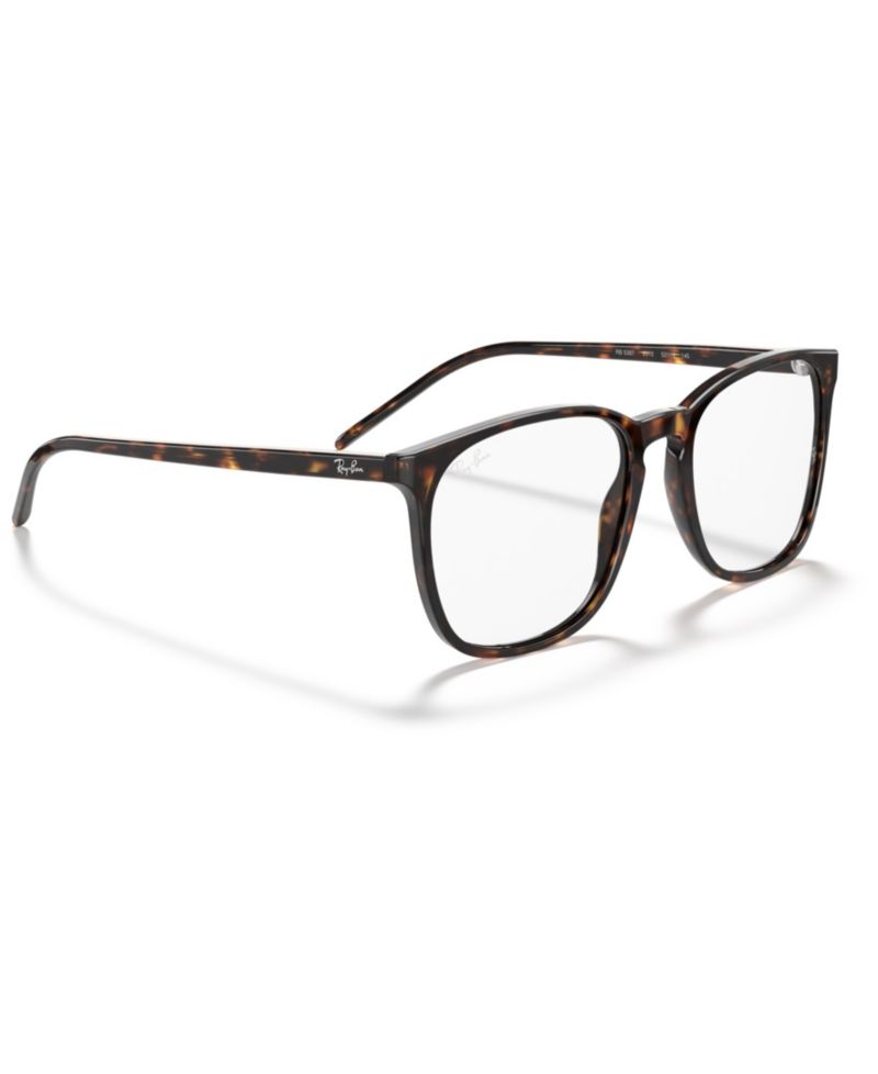 Unisex Square Plastic RB5387 Optics Eyeglasses