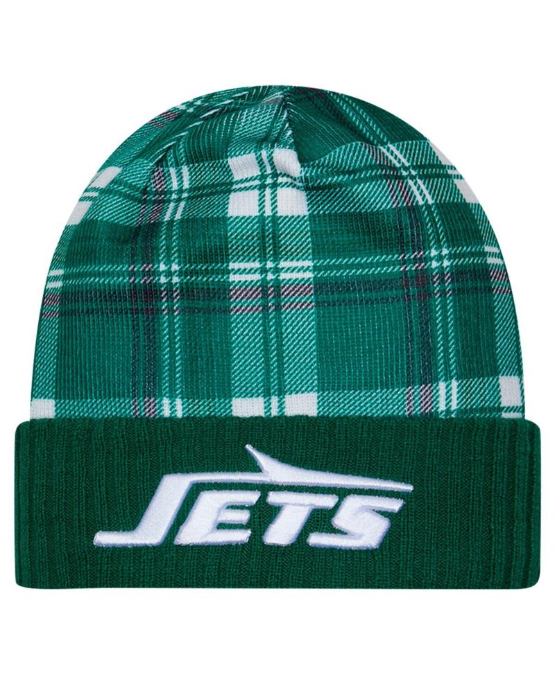 Men's Green New York Jets Sideline Statement Cuffed Knit Hat