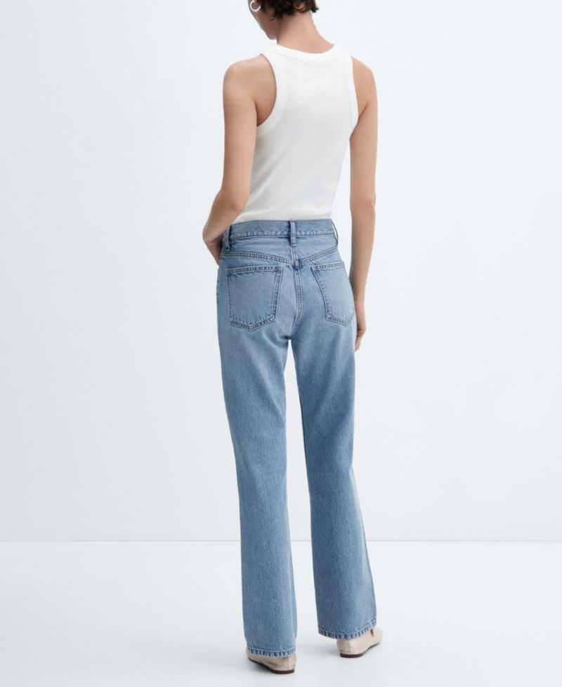 Women's Mid-Rise Straight Jeans
