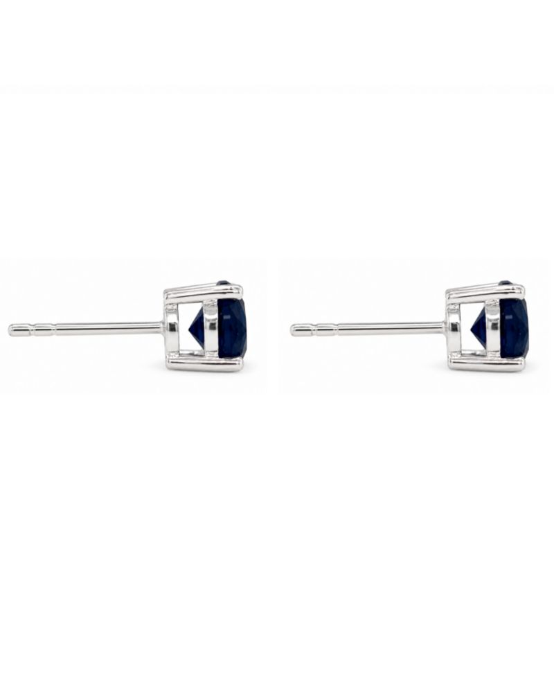 And Now This Glass Stone Stud Earrings in Silver-Plate