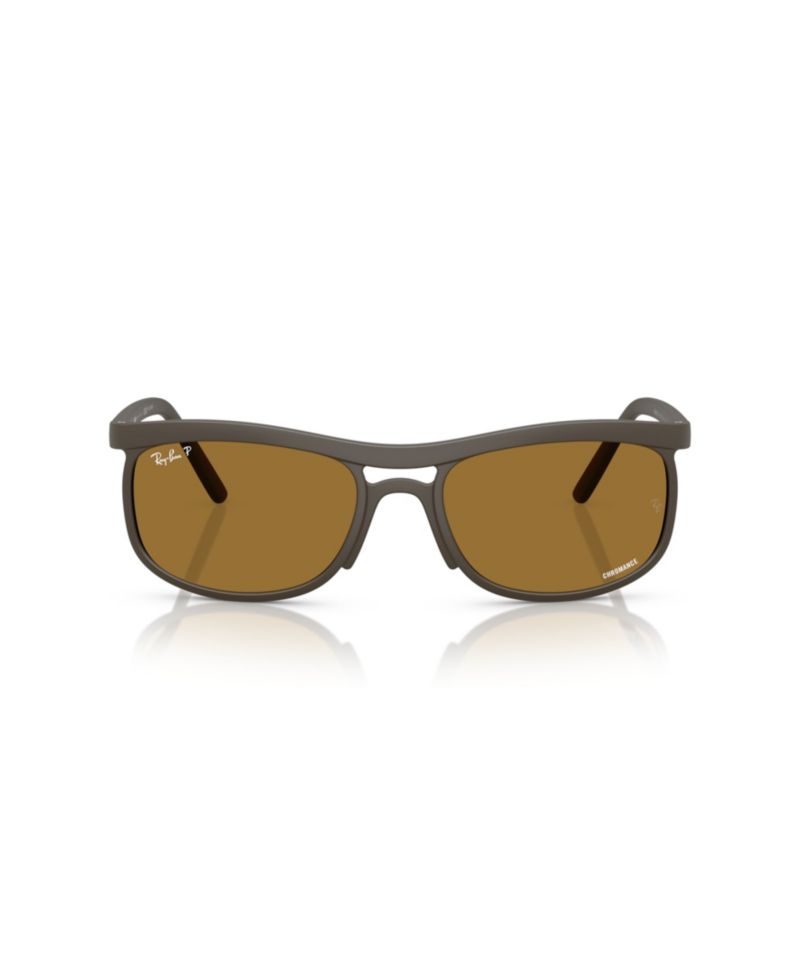 Unisex Polarized Lenses Lite Force Square Sunglasses, RB4452 RB4452CH