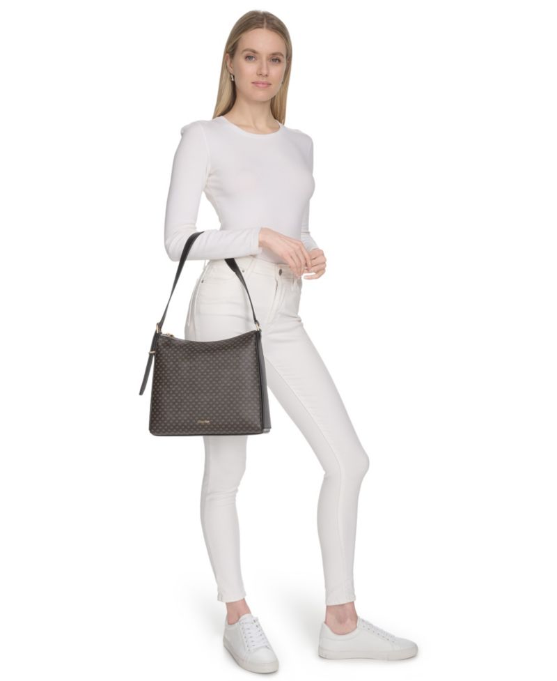 Mandy Mini Signature Top Zipper Shoulder Bag