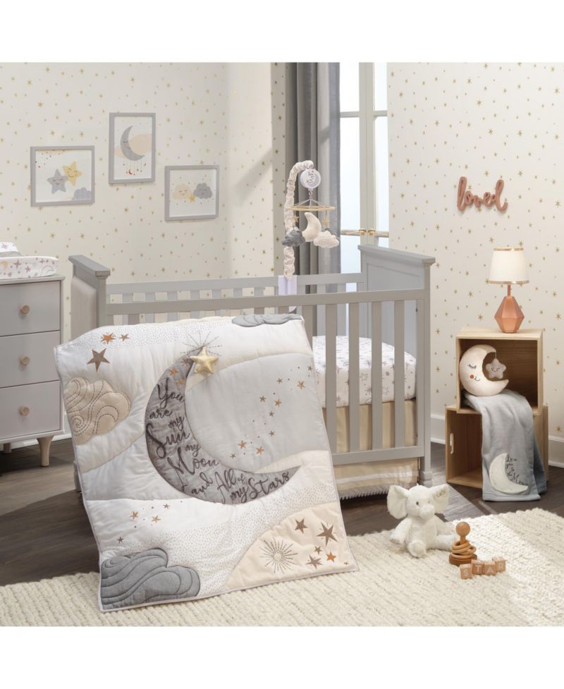 Goodnight Moon Musical Baby Crib Mobile Soother Toy - Stars/Clouds