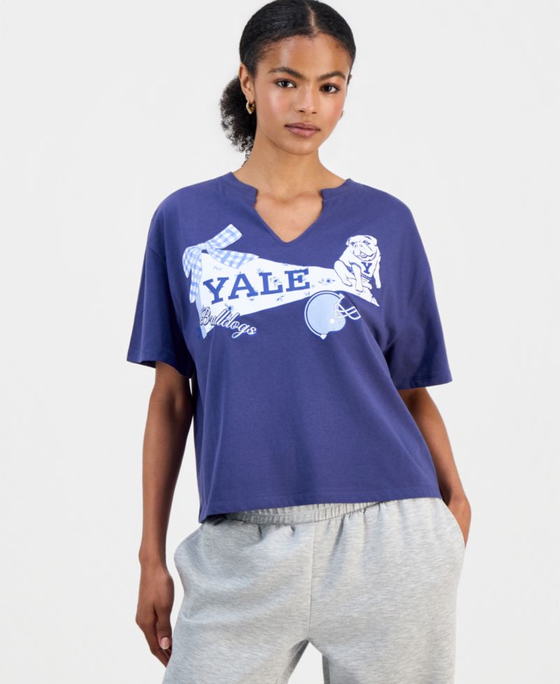 Juniors' Yale Graphic T-Shirt