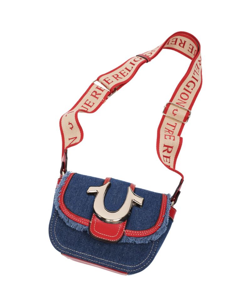 Women's Asher Frayed Edge Mini Flap Crossbody