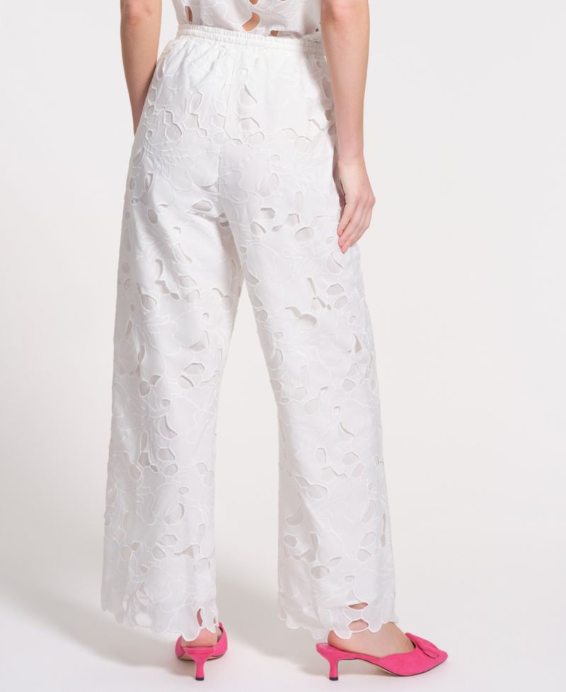 Women's Eyelet Drawstring Pants